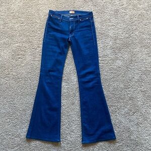 MOTHER brand dark denim flared jeans. Size 26.